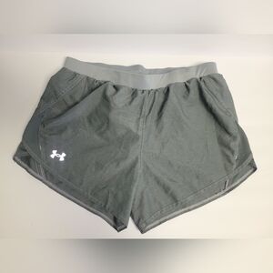 Under armour ladies rubbing shorts gray